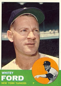 1963 Topps #446 Whitey Ford Front