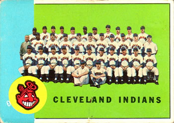 1963 Topps #451 Cleveland Indians Front