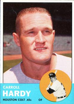 1963 Topps #468 Carroll Hardy Front