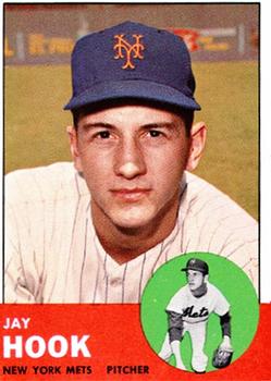 1963 Topps #469 Jay Hook Front