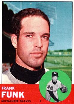 1963 Topps #476 Frank Funk Front