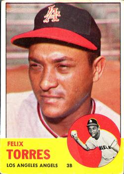 1963 Topps #482 Felix Torres Front