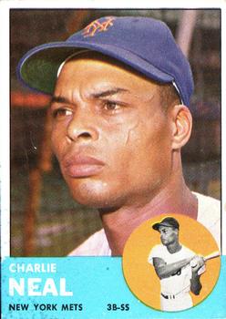 1963 Topps #511 Charlie Neal Front
