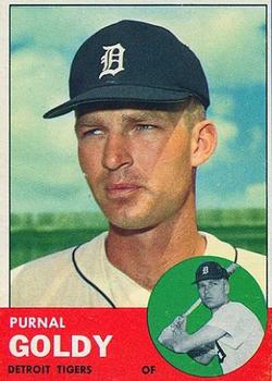 1963 Topps #516 Purnal Goldy Front