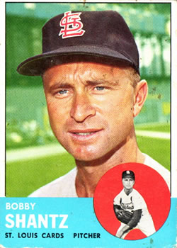 1963 Topps #533 Bobby Shantz Front