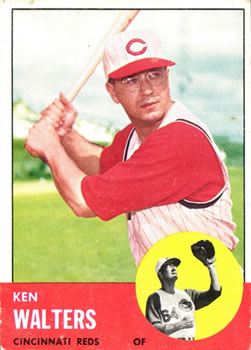1963 Topps #534 Ken Walters Front