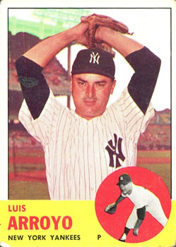 1963 Topps #569 Luis Arroyo Front