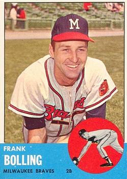 1963 Topps #570 Frank Bolling Front
