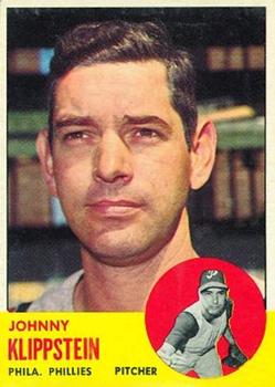 1963 Topps #571 Johnny Klippstein Front