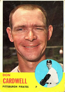 1963 Topps #575 Don Cardwell Front