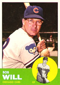 1963 Topps #58 Bob Will Front