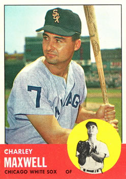 1963 Topps #86 Charley Maxwell Front
