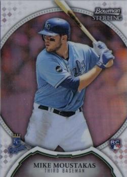 2011 Bowman Sterling #9 Mike Moustakas Front