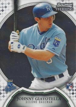 2011 Bowman Sterling #10 Johnny Giavotella Front