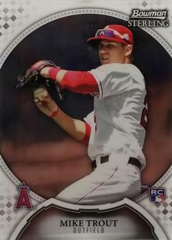 2011 Bowman Sterling #22 Mike Trout Front