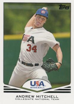 2011 Topps USA Baseball #USA-15 Andrew Mitchell Front