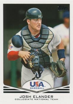 2011 Topps USA Baseball #USA-3 Josh Elander Front