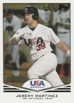 2011 Topps USA Baseball #USA-51 Jeremy Martinez Front
