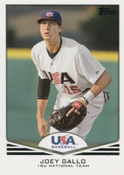 2011 Topps USA Baseball #USA-61 Joey Gallo Front