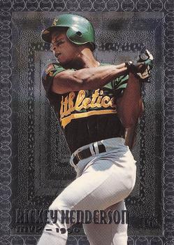 1995 Topps Embossed #103 Rickey Henderson Front