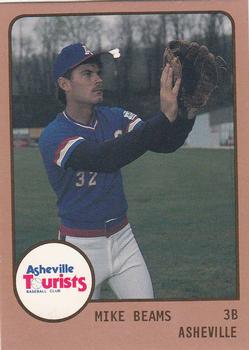1988 ProCards #1054 Mike Beams Front