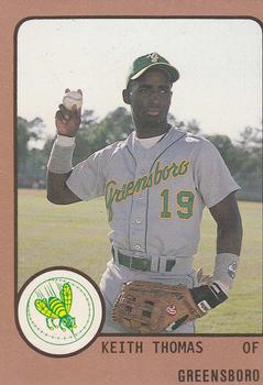 1988 ProCards #1554 Keith Thomas Front