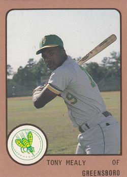 1988 ProCards #1563 Tony Mealy Front