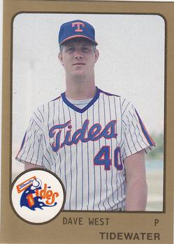 1988 ProCards #1592 Dave West Front