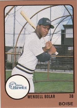 1988 ProCards #1607 Wendell Bolar Front