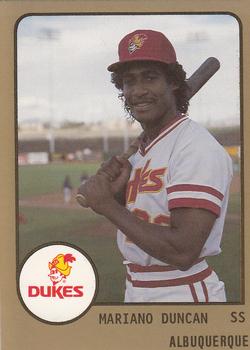 1988 ProCards #255 Mariano Duncan Front