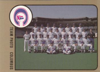 1988 ProCards #330 Columbus Clippers Team Photo Front