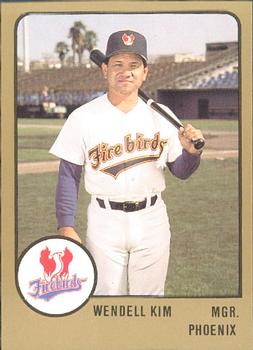 1988 ProCards #65 Wendell Kim Front