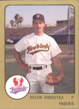 1988 ProCards #79 Brian Ohnoutka Front