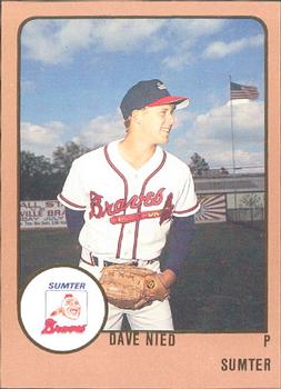 1988 ProCards #413 Dave Nied Front