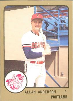 1988 ProCards #654 Allan Anderson Front