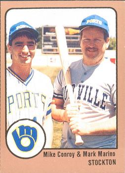 1988 ProCards #752 Mike Conroy / Mark Marino Front