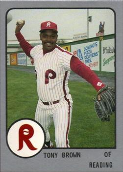 1988 ProCards #867 Tony Brown Front