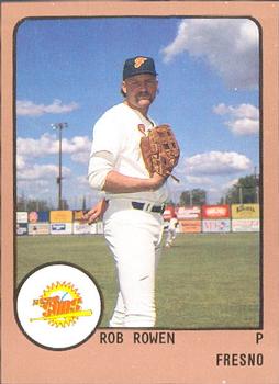 1988 ProCards #1244 Rob Rowen Front