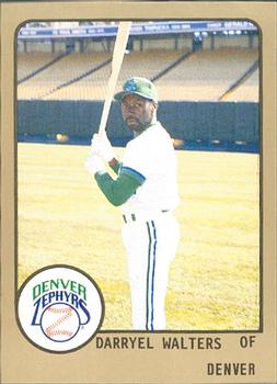 1988 ProCards #1255 Darryel Walters Front