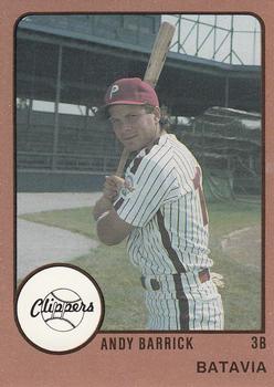1988 ProCards #1687 Andy Barrick Front
