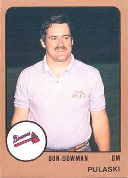 1988 ProCards #1771 Don Bowman Front