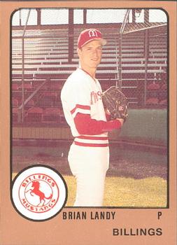 1988 ProCards #1820 Brian Landy Front