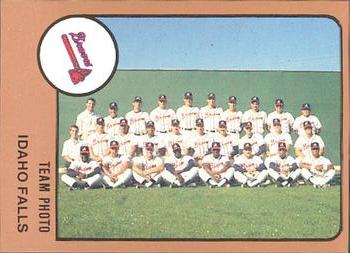 1988 ProCards #1833 Idaho Falls Braves Team Photo Front