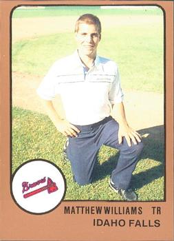 1988 ProCards #1842 Matthew Williams Front