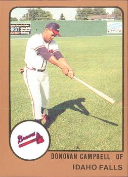 1988 ProCards #1845 Donovan Campbell Front