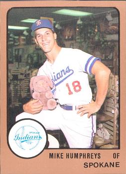 1988 ProCards #1926 Mike Humphreys Front