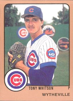 1988 ProCards #1984 Tony Whitson Front