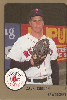 1988 ProCards #457 Zack Crouch Front
