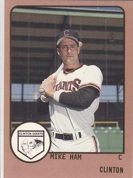 1988 ProCards #709 Mike Ham Front