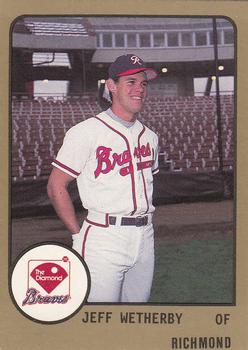 1988 ProCards #9 Jeff Wetherby Front